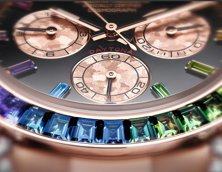 High-quality fast-copy, luxury Rolex Daytona Rainbow Watch